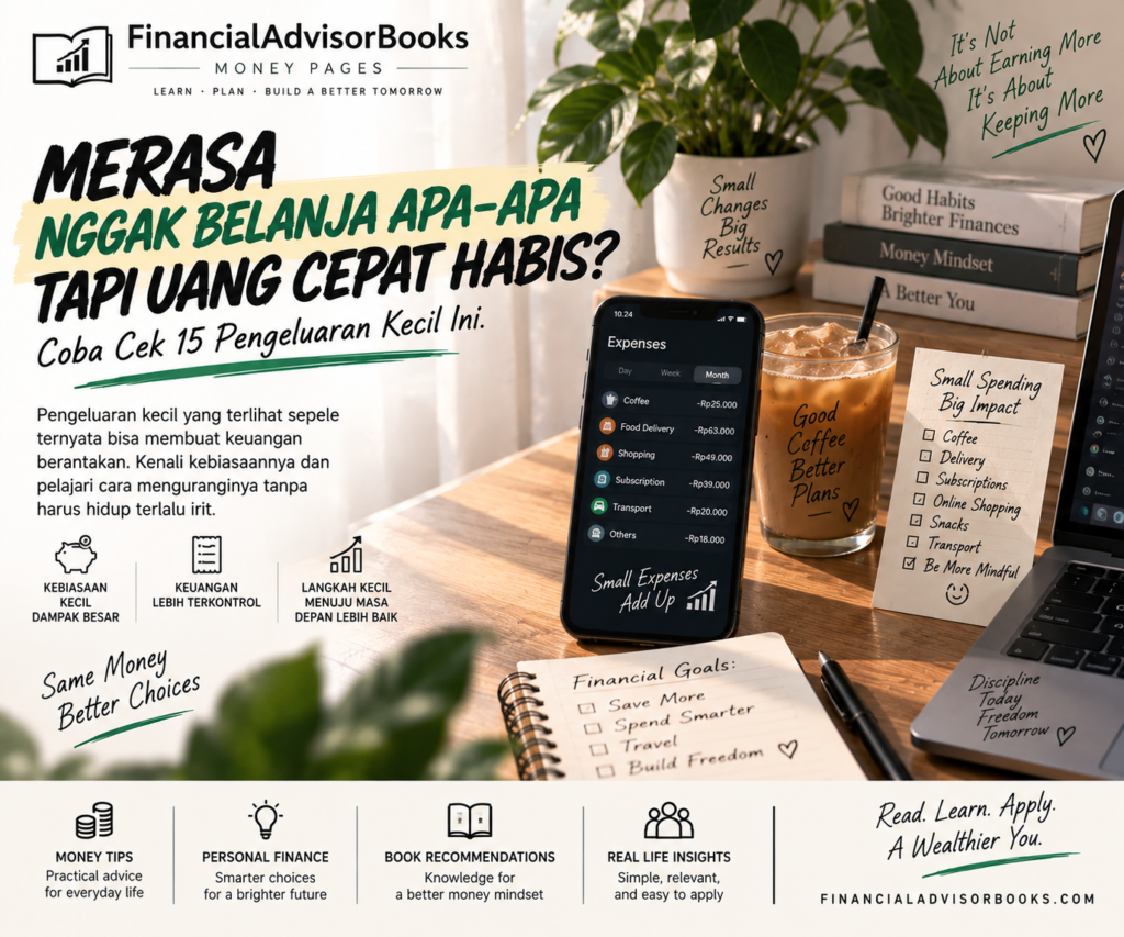 Merasa Nggak Belanja Apa-Apa Tapi Uang Cepat Habis? Coba Cek 15 Pengeluaran Kecil Ini