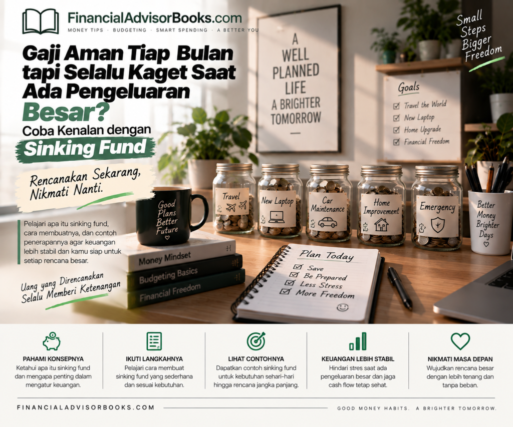 Gaji Aman Tiap Bulan tapi Selalu Kaget Saat Ada Pengeluaran Besar? Coba Kenalan dengan Sinking Fund