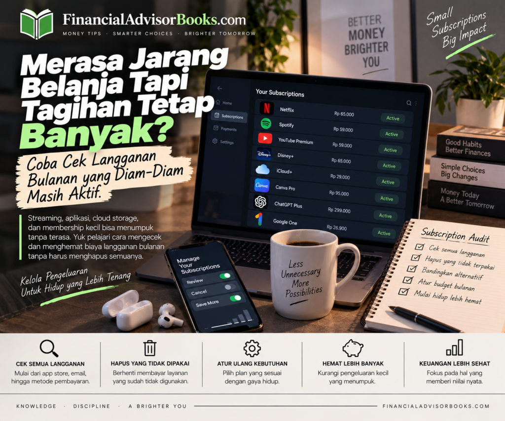 Merasa Jarang Belanja Tapi Tagihan Tetap Banyak? Coba Cek Langganan Bulanan yang Diam-Diam Masih Aktif